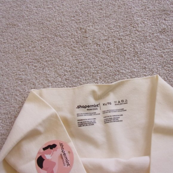 Women's Shapermint Essentials Everyday Smoothing Short 43425 Size X Large Beige - Picture 9 of 12